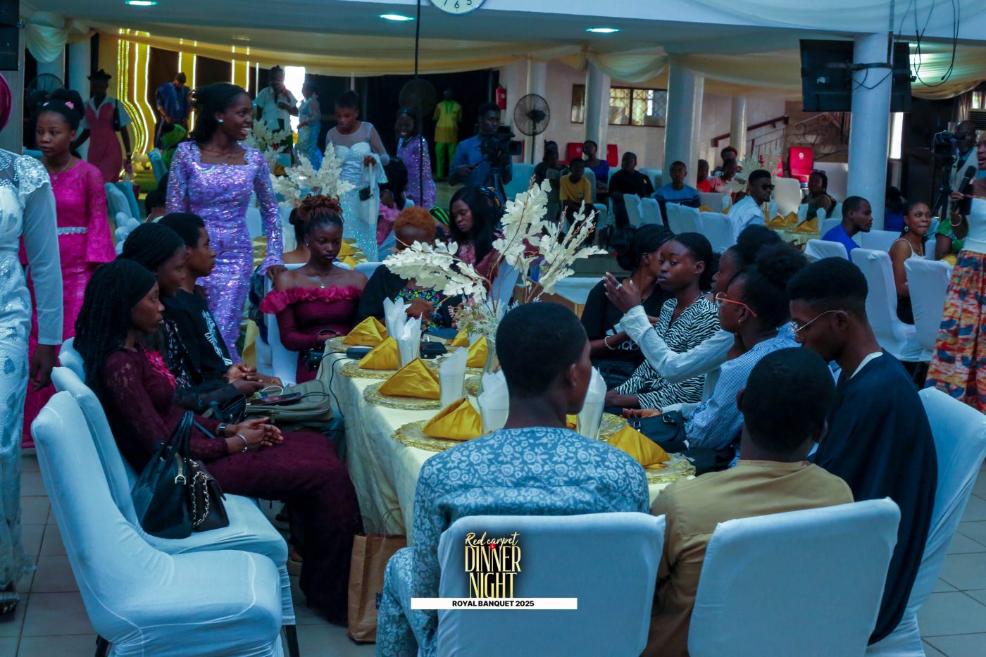 Guests gathered at the Royal Banquet dinner